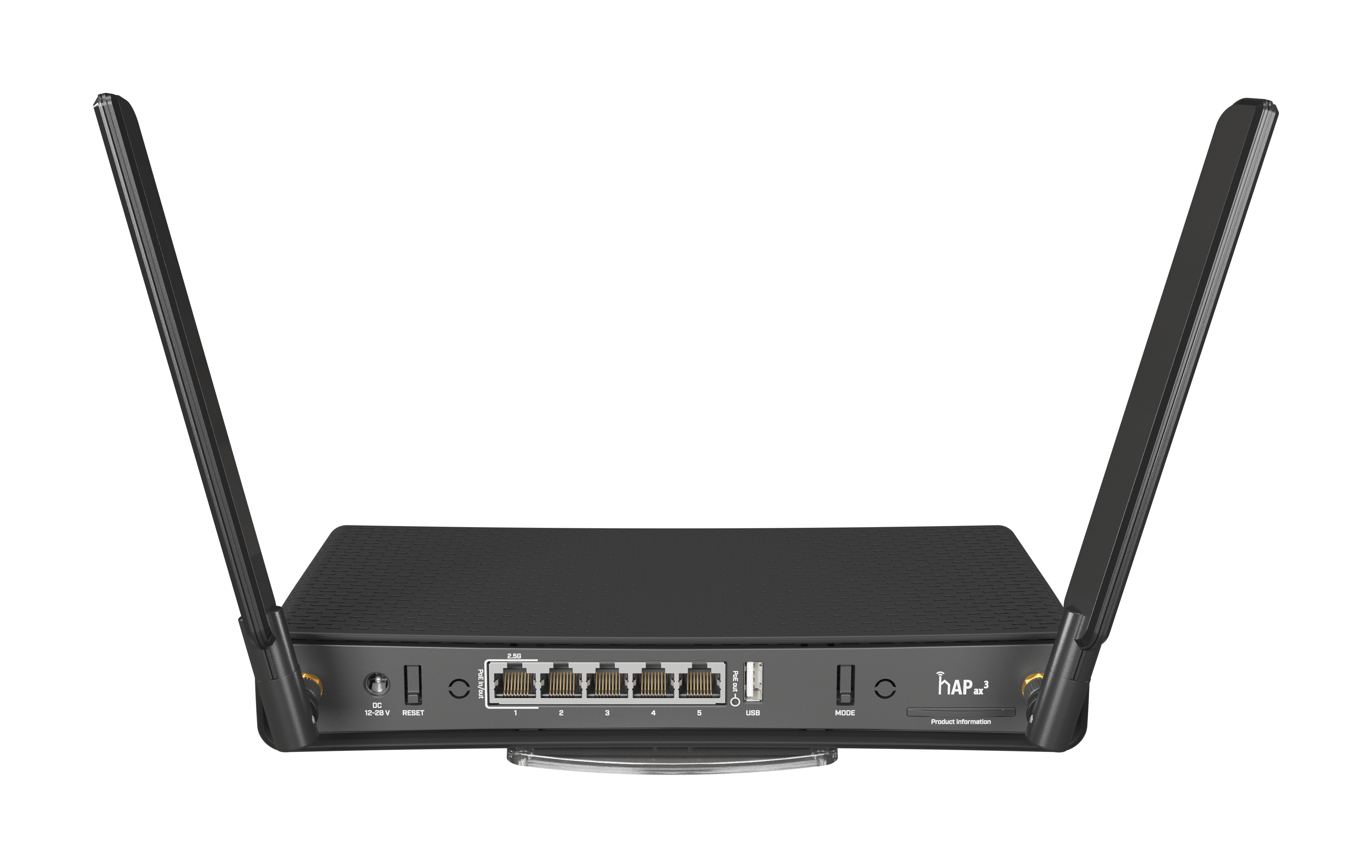 MikroTik hAP ax3 4 Gigabit 1 Port 2.5G PoE 1800Mbps WiFi 6 Router | MT-RBHAP-AX3 - view 2