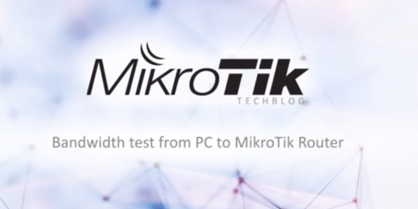 The best way to conduct a bandwidth test on your MikroTik device!