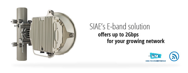SIAE’s E-band solution offers up to 2Gbps for your growing network