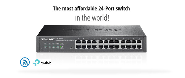 The most affordable 24-Port switch in the world!