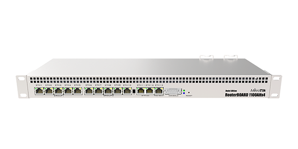 Improve and monitor the performance of your network with the MikroTik RB1100AHx4 Dude edition