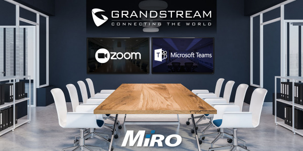 Bring Zoom and Microsoft Teams into the boardroom with MiRO and Grandstream