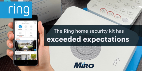 The Ring home security kit has exceeded expectations