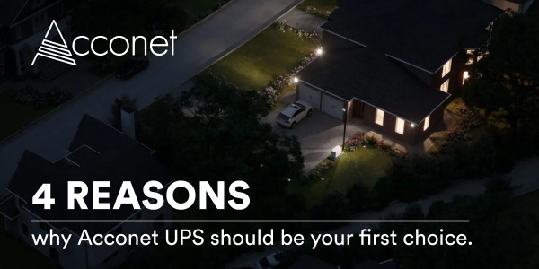 4 Reasons why Acconet UPS should be your first choice