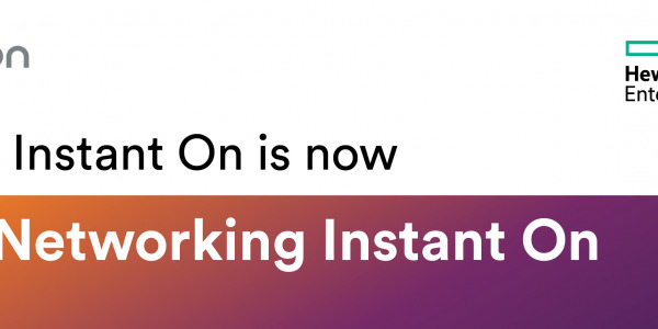 Aruba Instant On is now HPE Networking Instant On